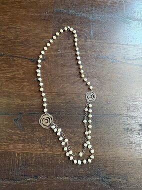 Tous Rosa De Abril Pearl Necklace.